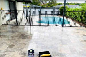 Outdoor patio tiling with frost-resistant tiles Sydney weather